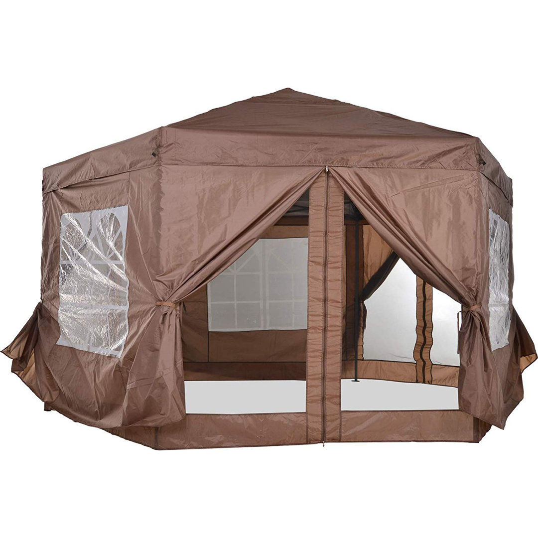 Milanna 4m x 3.5m Metal Patio Gazebo