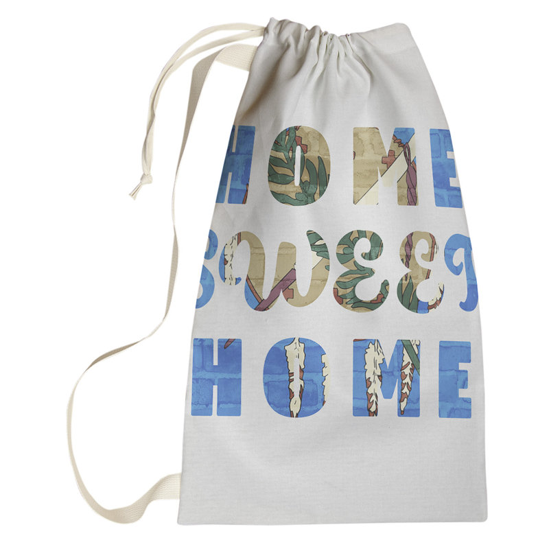 Sac à linge Home Sweet Home, Petit (H 64 po x l 20 po x P 1,5 po), Oklahoma