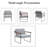 Khelani Upholstered Armchair with Metal Base-680318616
