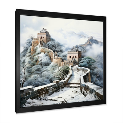 Grande muraille de Chine en hiver 1 - Art mural Chine