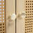 Bathroom Vanity With Handwoven Rattan Doors