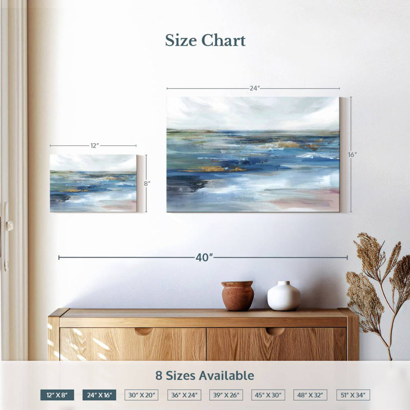 Avery Ocean Kiss, 16" H x 24" W