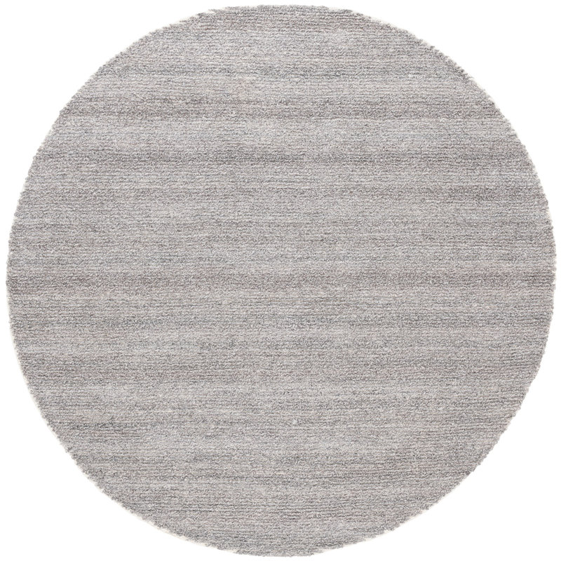 Ebony Hand Tufted Pet Yarn Pile Rug, Round 6'