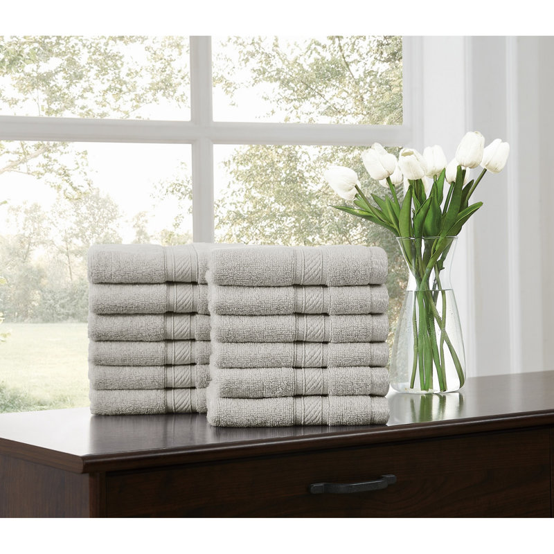  Ensembles de serviettes Regal, Gris clair