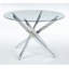 Table avec pieds en métal et verre-1743784573