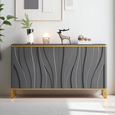 Commode d'appoint italienne de luxe minimaliste