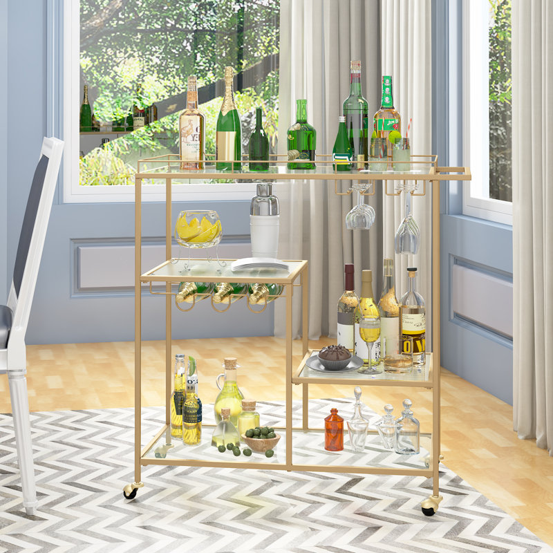 Amilien Metal Bar Cart