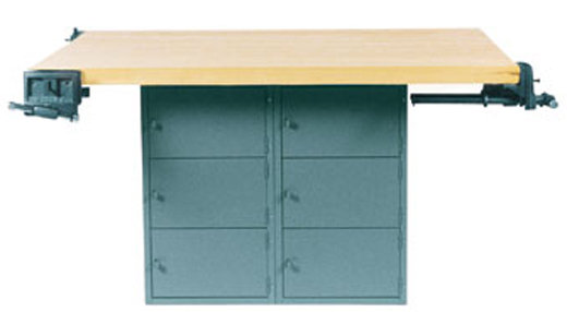 64'' W Wood Top Workbench