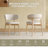 Mid-Century Modern wood feet Dining Chair-354205105