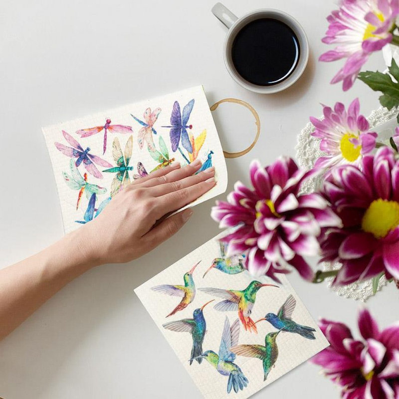 Dragonflies Dishcloth