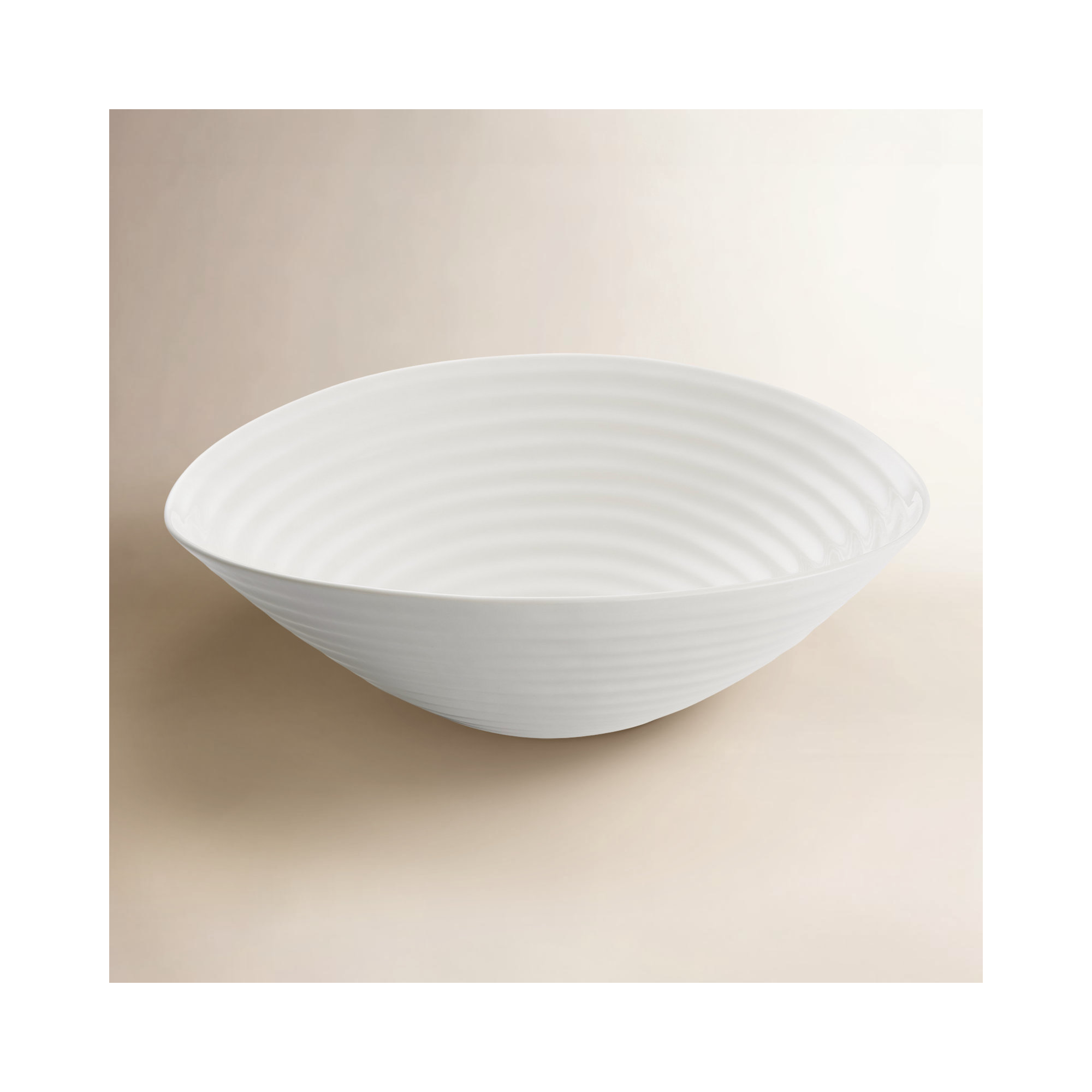 Portmeirion Sophie Conran White Salad Bowl, Large