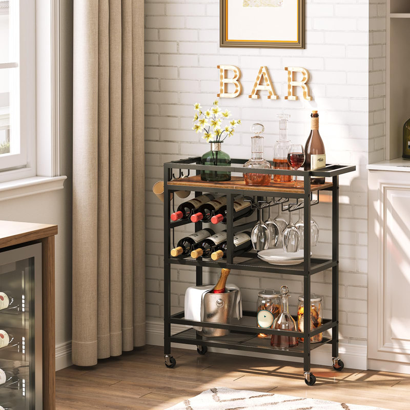 Metal Bar Cart