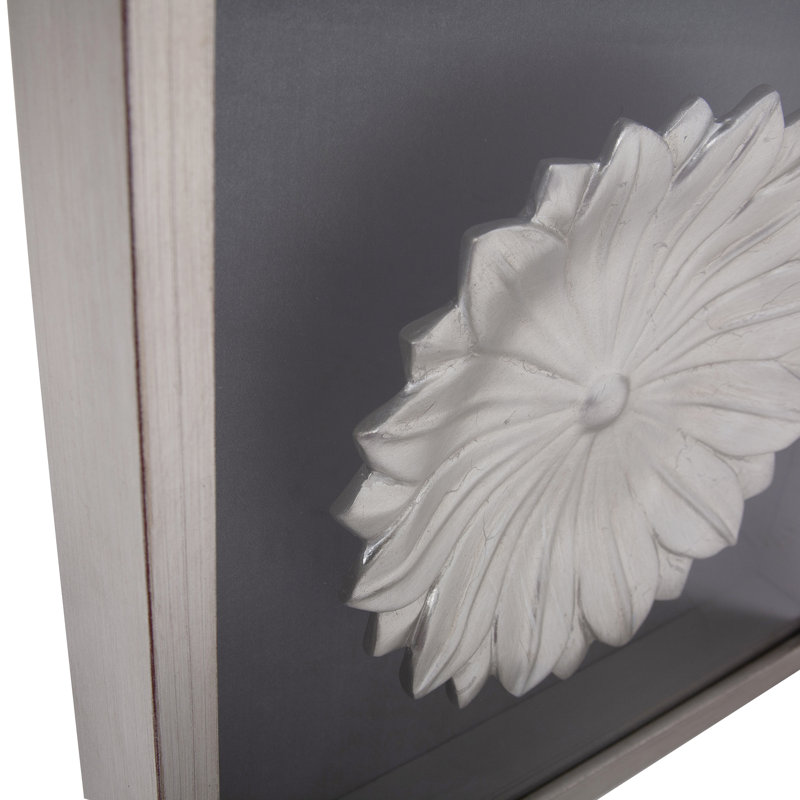 Fleur de lotus, art mural en bois