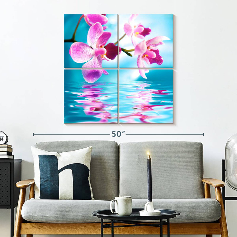 Harnek Orchid Ripple, 32" H x 32" W