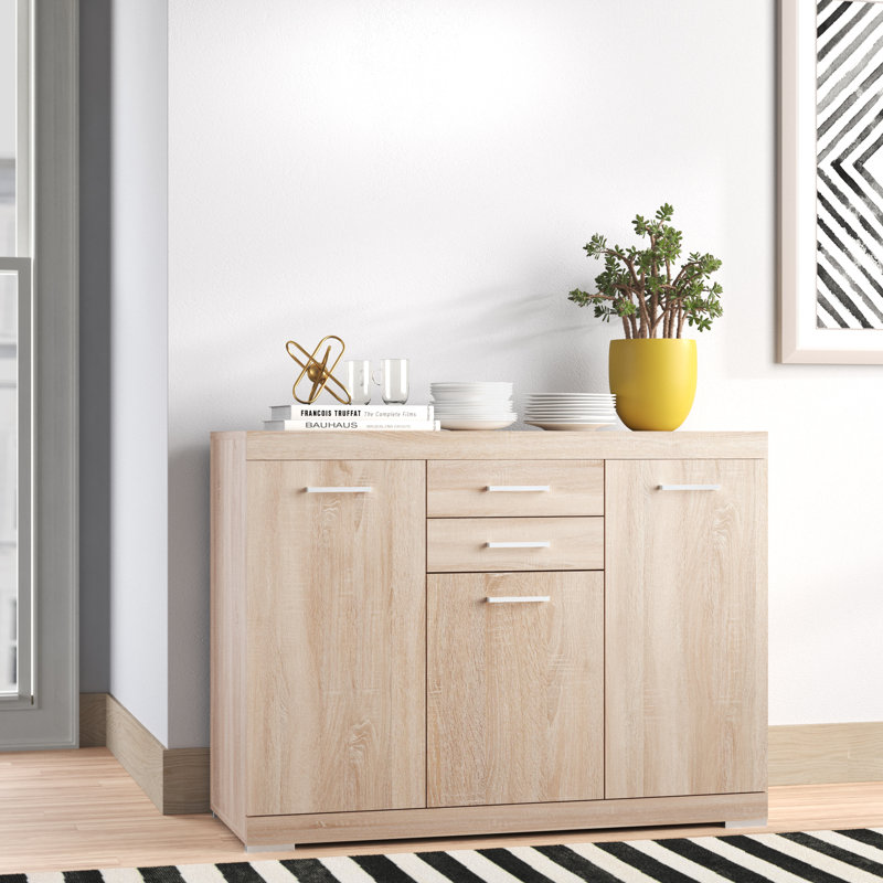 Charlton 120cm Sideboard, Light brown