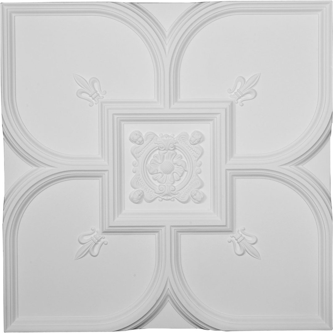 Fleur-de-lis 31.5'' H x 31.5'' W x 2.38'' D Urethane Ceiling Medallion Ekena Millwork