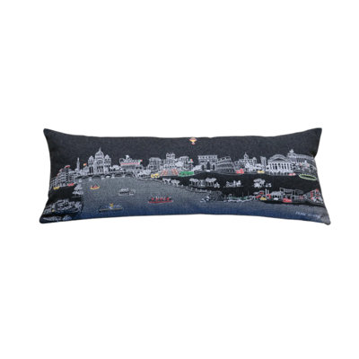 Rome Skyline Lumbar Decorative Pillow