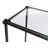 Hand Chased 60'' Glass Top Console Table