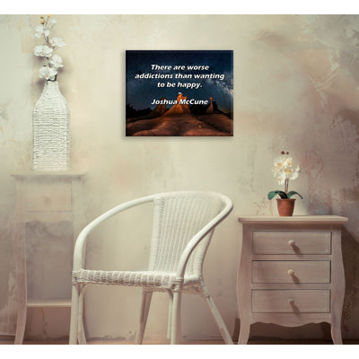 Dakota Fields Gallery Wrapped Canvas By James Drummond Burns: ""And let us mind, faint heart ne’er wan -  AC7141860D4F46739D6F239514401881