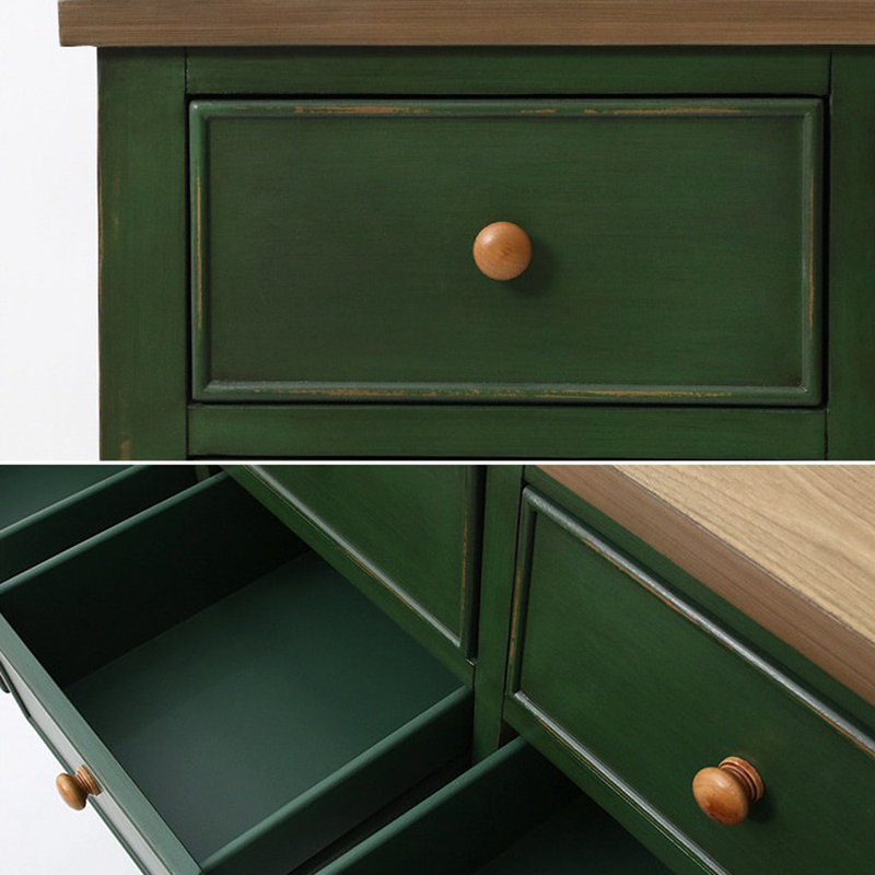 Nine-Drawer Entryway Accent Chest Sideboard