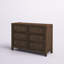 Commode double 6 tiroirs Lebron