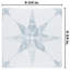 Cassis Stella 10" x 10" Porcelain Patterned Wall & Floor Tile-89020763