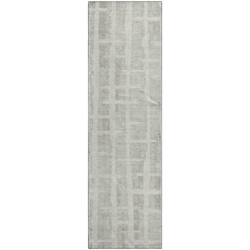 Premium Machine Washable Prisco Ivory Rug, Runner 2'3" x 7'6"