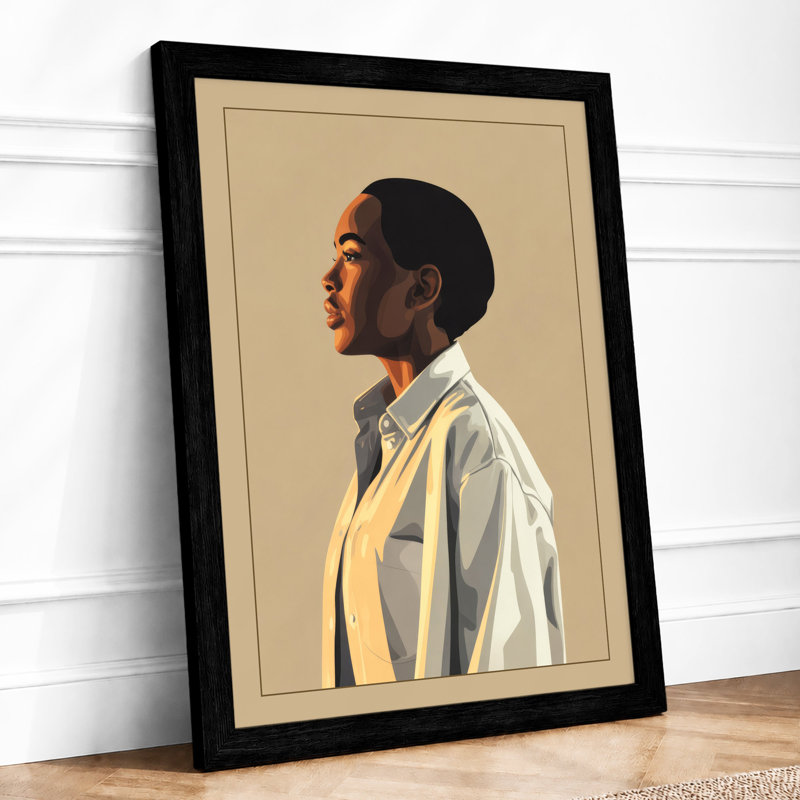 Quiet Dignity Modern - Framed Print, Black, A3 - 42.0 x 29.7 cm