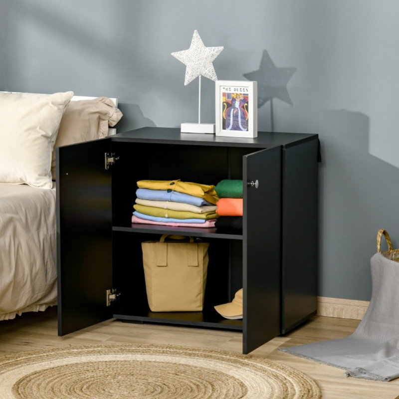 70cm Sideboard, Black