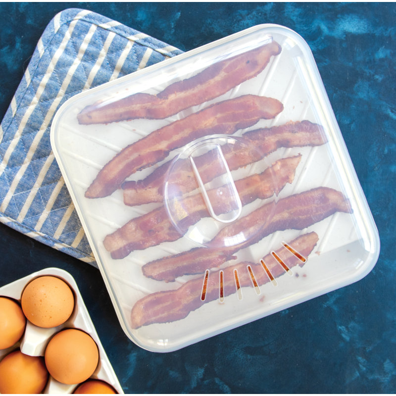 Nordic Ware Slanted Bacon Tray W/ Lid