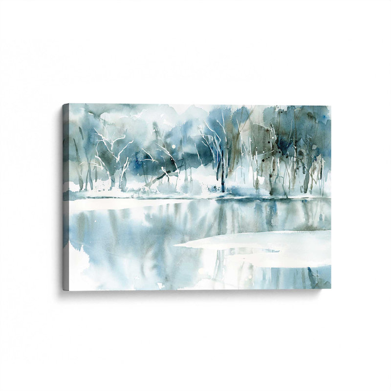 Imprimé sérénité «Frozen Forest», H 8 po x l 12 po x P 1,25 po, Toile tendue