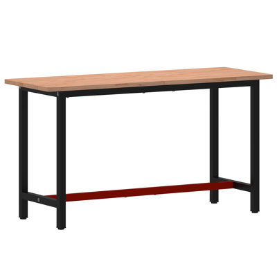 Solid Beech Wood Top Workbench