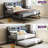 Thalia Convertible Sofa Bed With USB Charging Station-1616681001