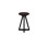 Artless Swivel Upholstered Counter Stool with Solid Wood Frame