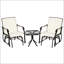 Ensemble bistro 3 pièces pour fauteuil de détente et table basse d'extérieur-1839914745