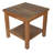 Gasaway Square Teak Outdoor Side Table