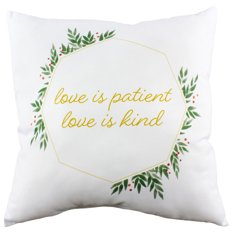 Housse et insert de coussin carré saisonnier