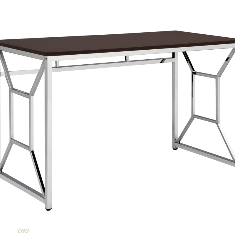 Martha Office Workspace Desk MDF/Chrome