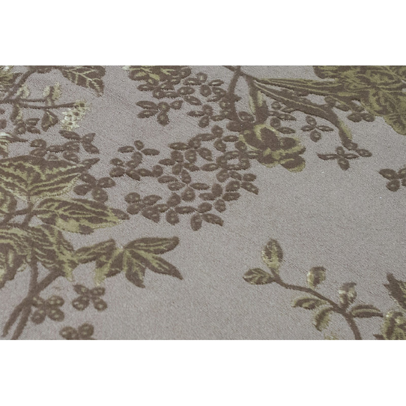Tapis doré de haute qualité noué à la main