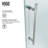 Winslow 58" W x 35" D x 74" H Sliding Frameless Shower Enclosure with 3/8  Clear Glass-50833575