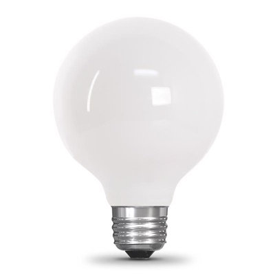 Ampoule à DEL Feit améliorée G25 E26 (moyenne) blanc doux, 25 watts, équivalente à 1 paquet
