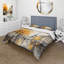 Ensemble de housse de couette Cityscapes jaune en polyester microfibre jaune-110397779