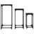 vidaXL Nesting Side Tables End Table Living Room Set of 3 Engineered Wood-255734485