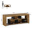 Console 63 po en bois, table d'entrée longue avec cubes de rangement