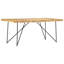 Ancheta Mango Rectangular Wood Top Dining Table-1576631948