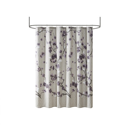 Rideau de douche en coton