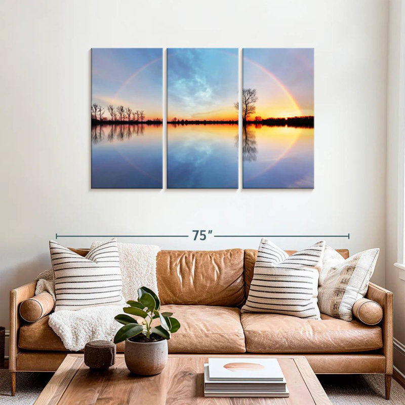 Kerrick Sunset Rainbow Reflection, 36" H x 57" W