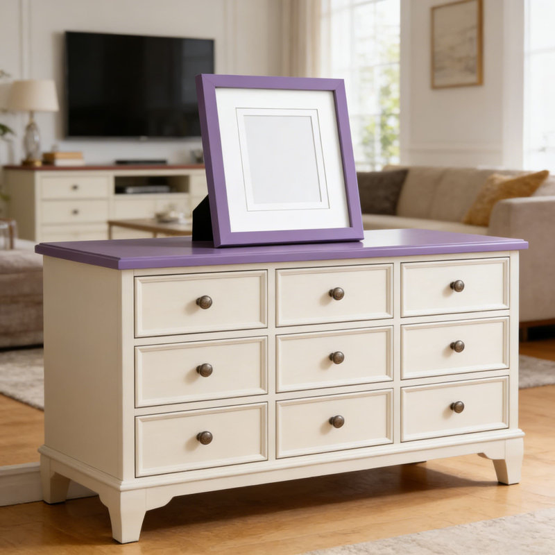 Ensemble de 4 cadres photo 9 x 12 avec plexiglas, plateau de table en bois massif et cadres muraux à afficher avec ou sans passe-partout