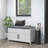 Shoe Bench, Entryway Bench With Shoe Storage, Cushion, Hidden Compartments, Adjustable Shelves And Shutter Doors, 35.4" Shoe Organizer