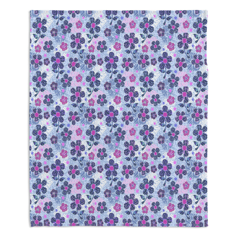 Couverture sherpa doux mix i, l 51 po x L 60 po